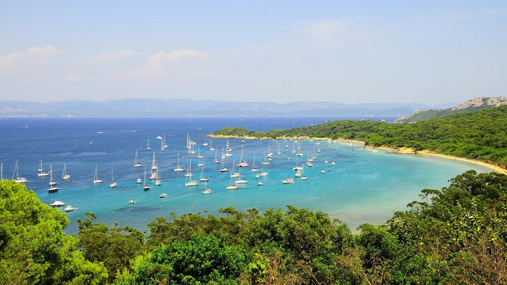 Bucht auf der Ile de Porquerolles