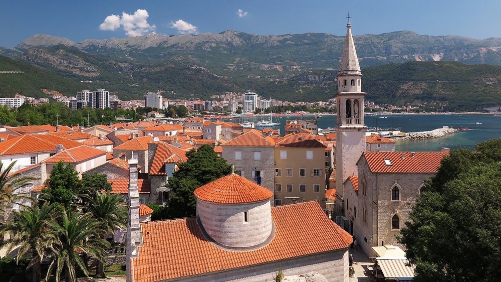 Der Ort Budva in Montenegro