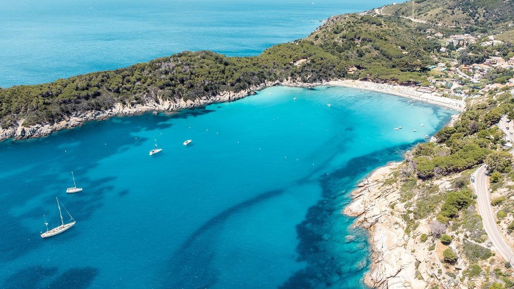 Bucht auf der Insel Elba