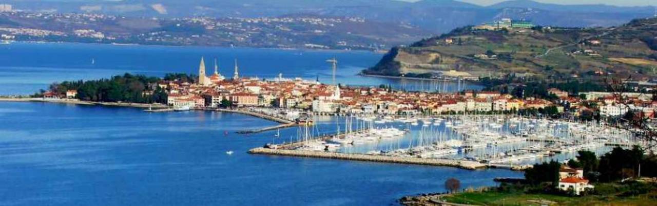 Blick auf Izola