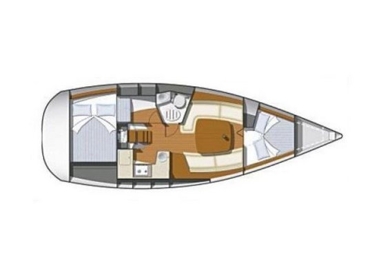 sun-odyssey-32i-layout