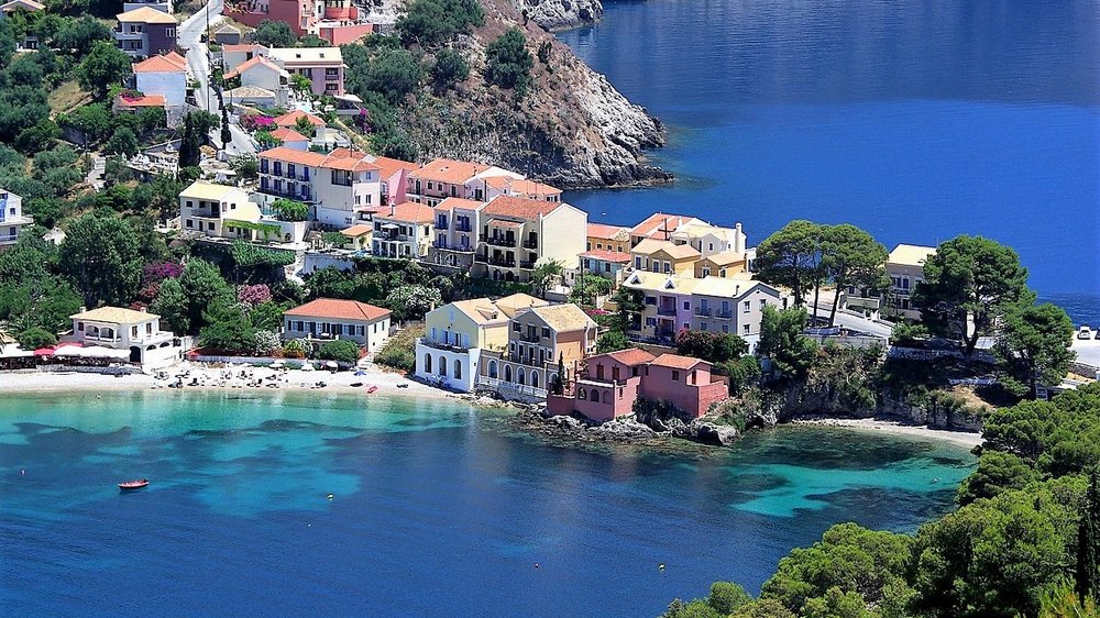 Der Ort Asos auf Kefalonia